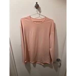 BYLT XL Curve Hem Shirt (Pink)